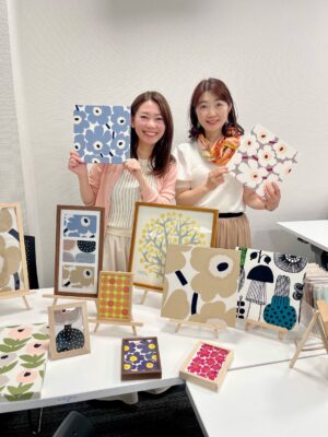 北欧ファブリックパネル作り　戸川たまみ